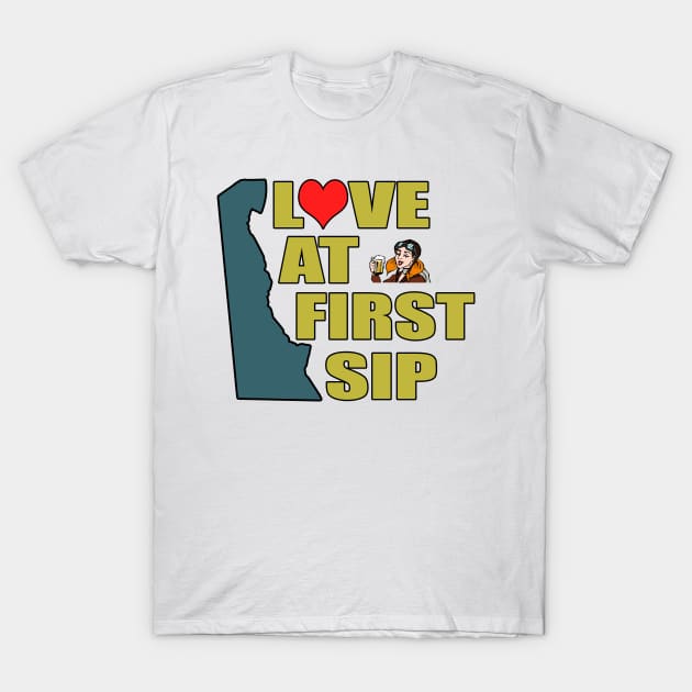 Love at First Sip T-Shirt by The Trauma Survivors Foundation